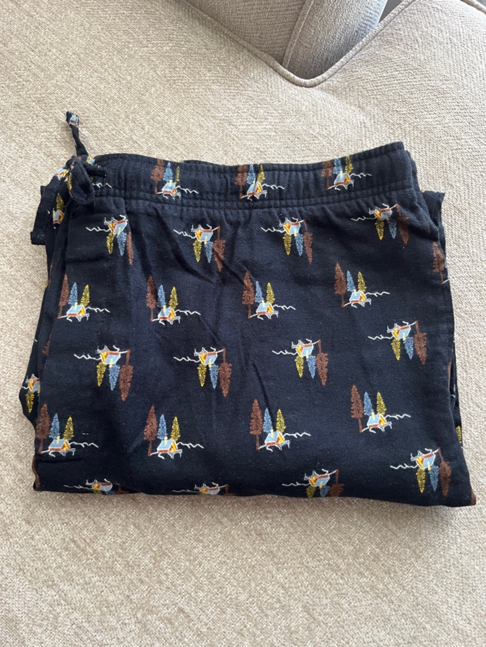 XXL, Sonoma, Essential Flannel PJ Pants w/ Vibrant Woodland Print